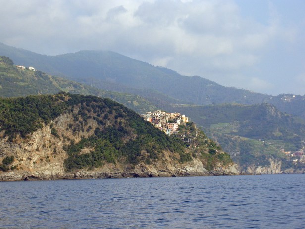 Cinque Terre - town peeking out