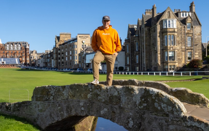 Aaron Cranford at The Old Course St Andrews
